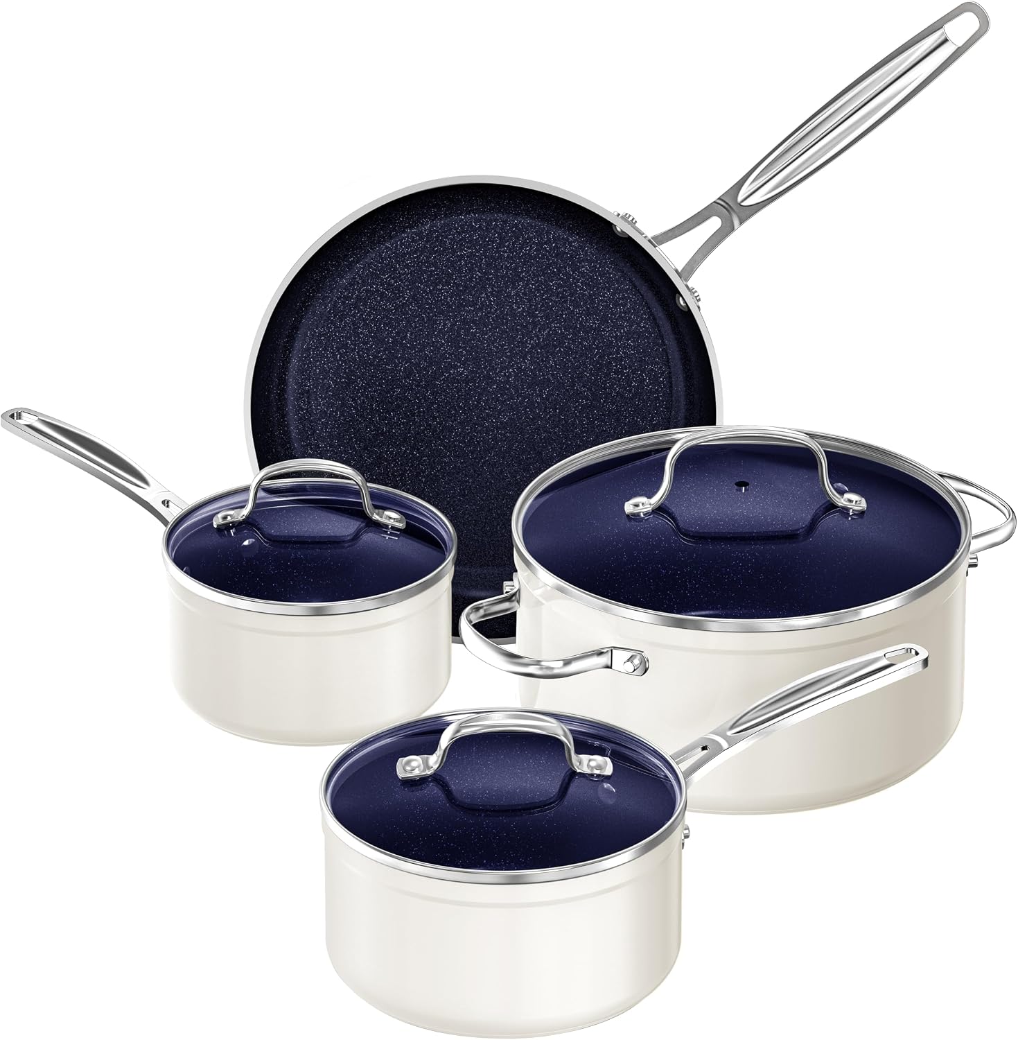 7-Piece Ceramic Cookware Set